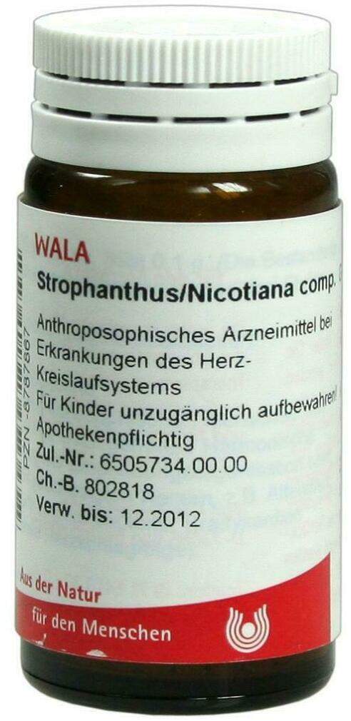 Wala Strophanthus Nicotiana Comp. 20 G Globuli