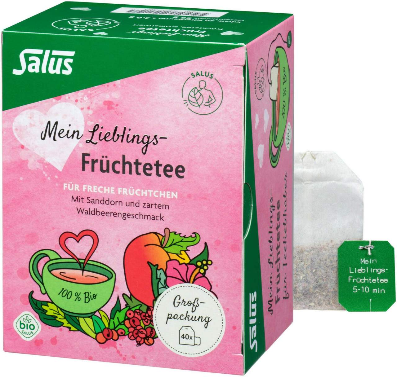 Mein Lieblings - Früchtetee Bio Salus 40 Filterbeutel