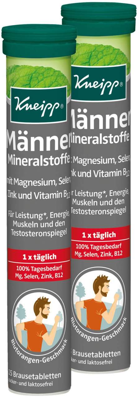 Kneipp Männer Mineralstoffe 2 x 15 Brausetabletten