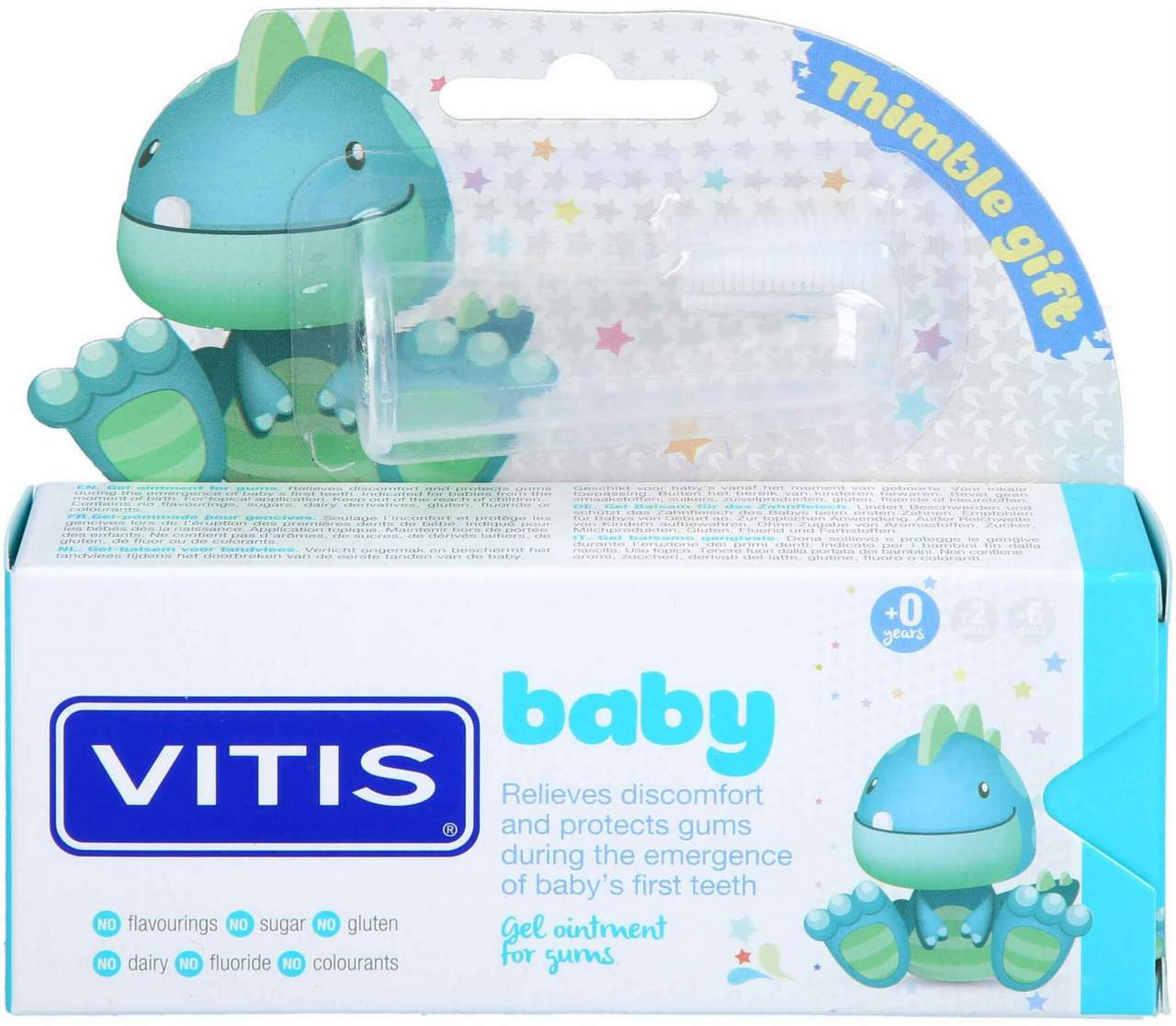 Vitis Baby Gel und Fingerzahnbürste 1 Set