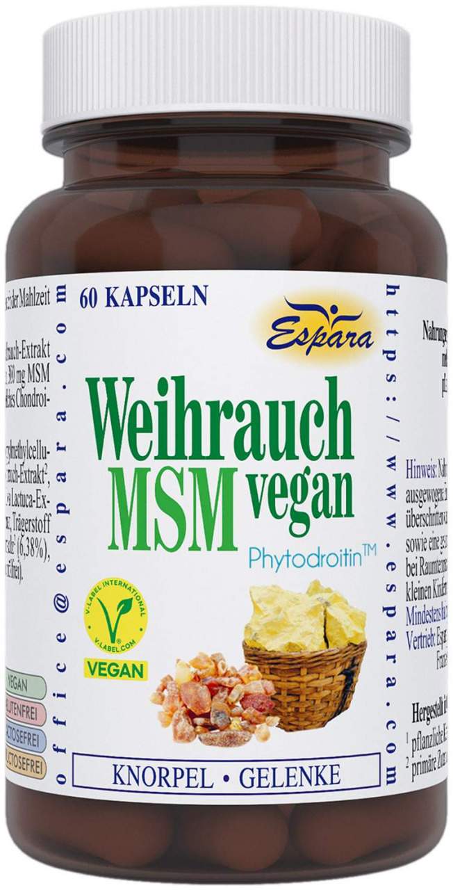 Weihrauch Msm Vegan Kapseln 60 Stk