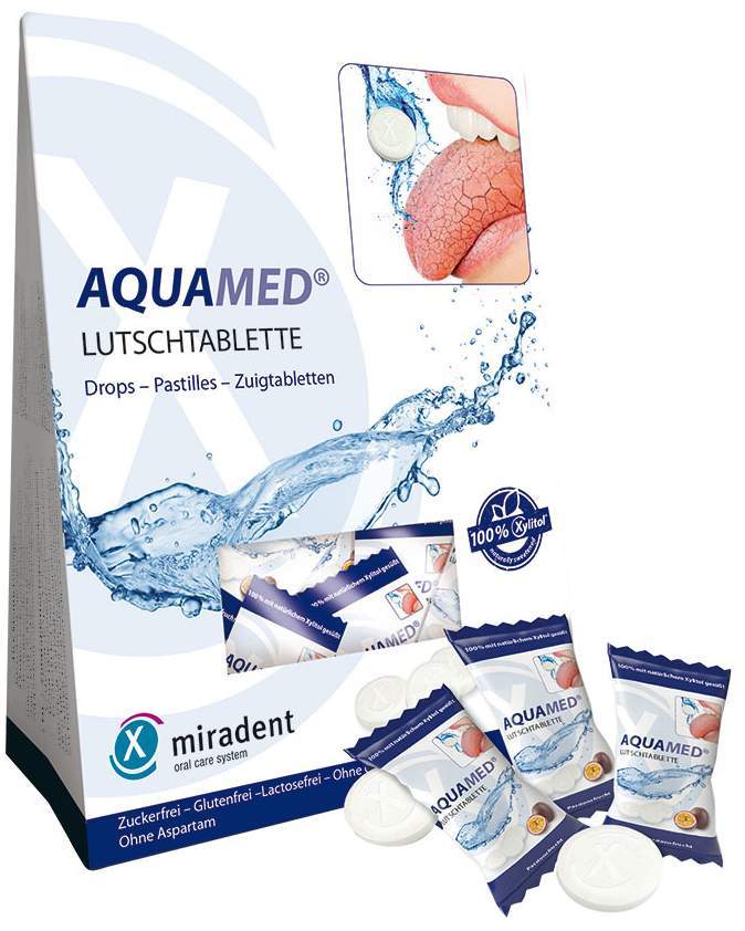 Miradent Aquamed Mundtrockenheit Lutschtabletten 60 G