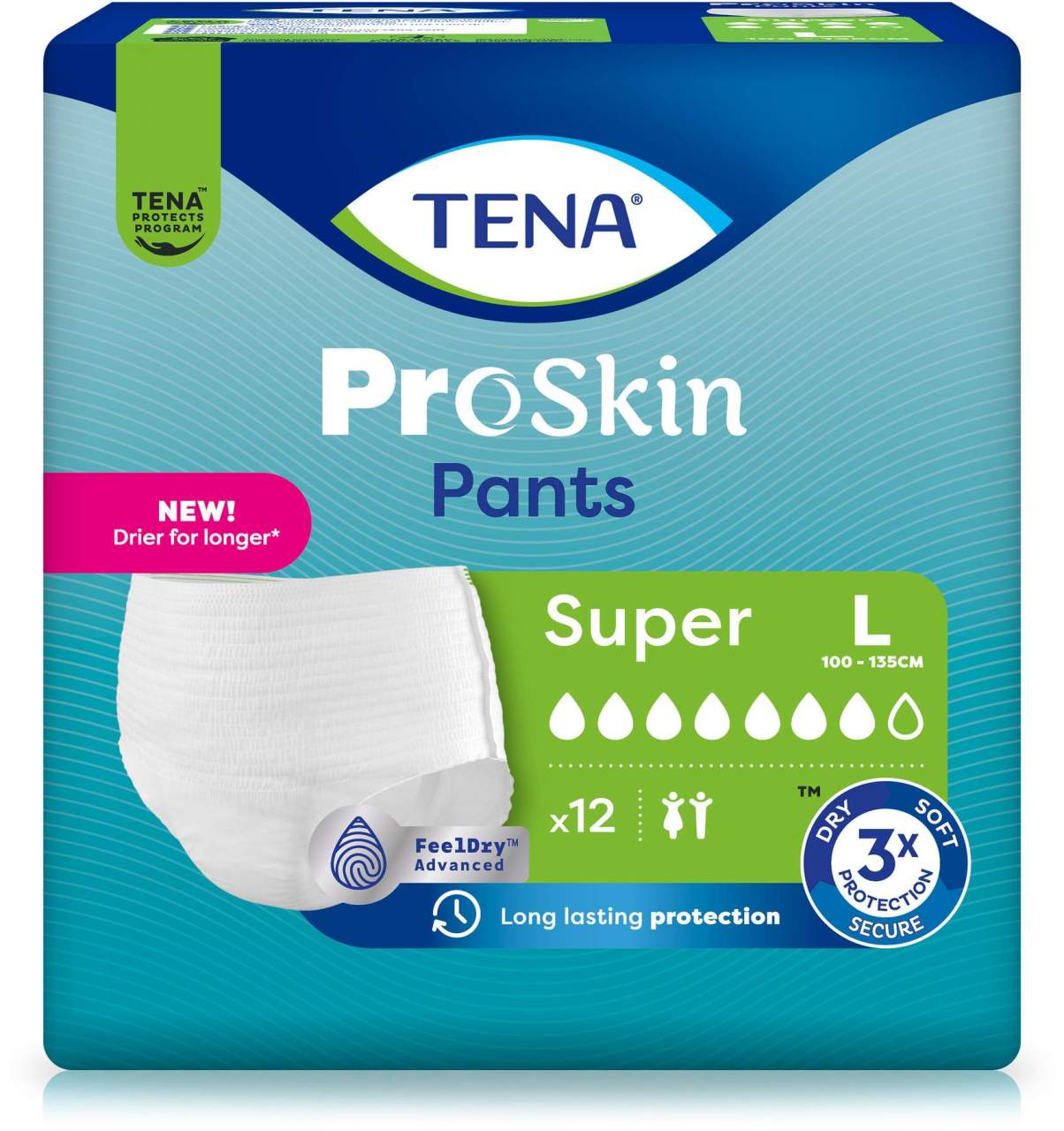 Tena Pants Super L 4 X 12 Einweghosen