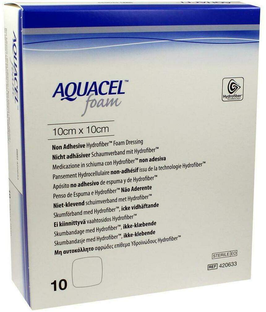 Aquacel Foam N,adh 10x10 cm Verband
