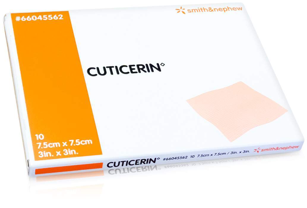 Cuticerin 7,5 X 7,5 cm 10 Gazen Mit Salbenbeschichtung