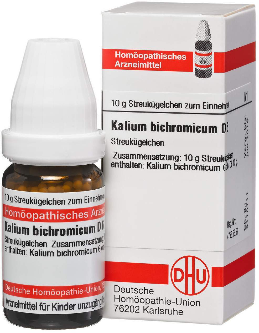 Dhu Kalium Bichromicum D6 10 G Globuli