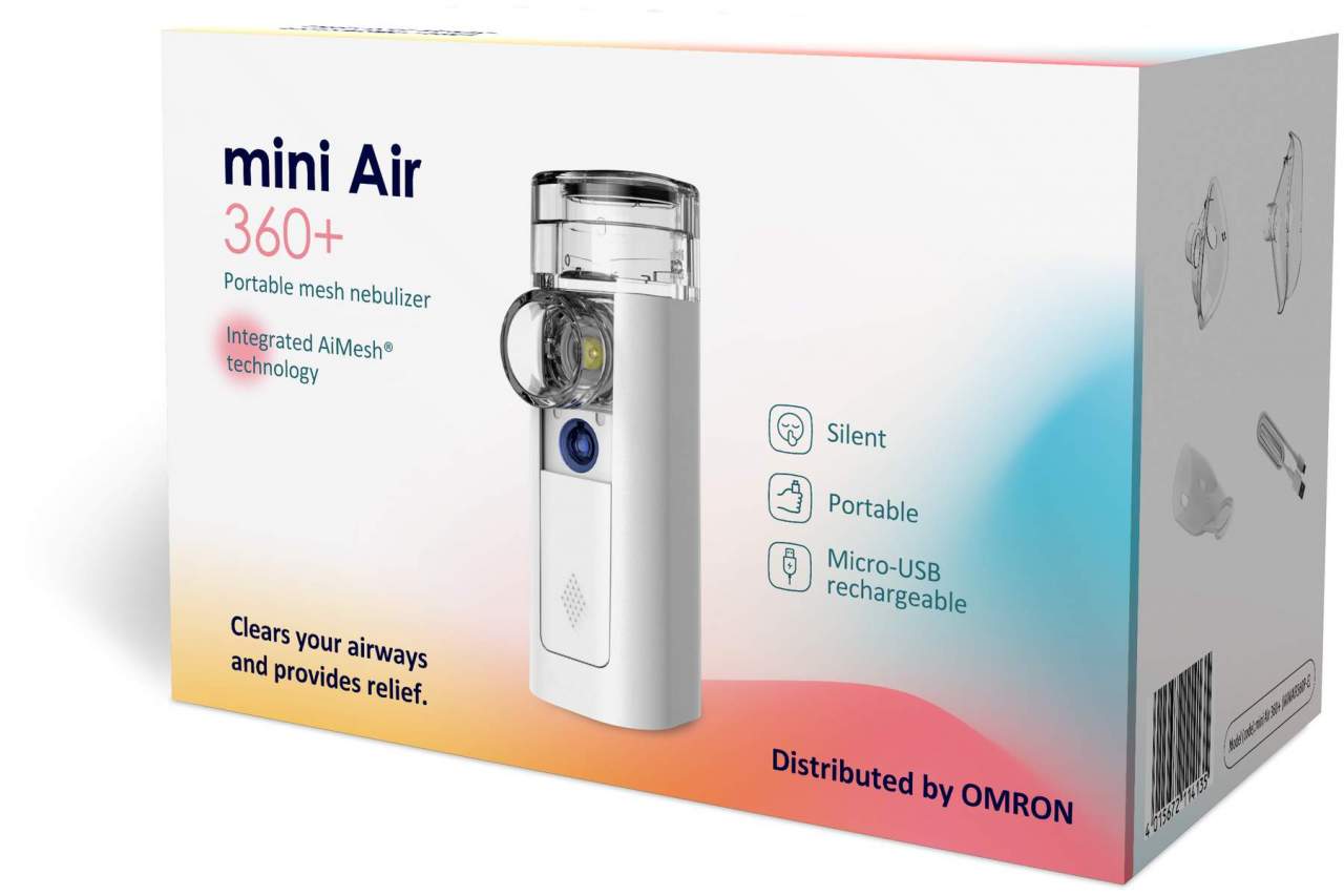Omron Mini Air 360+ Mesh Nebulizer 1 Stück