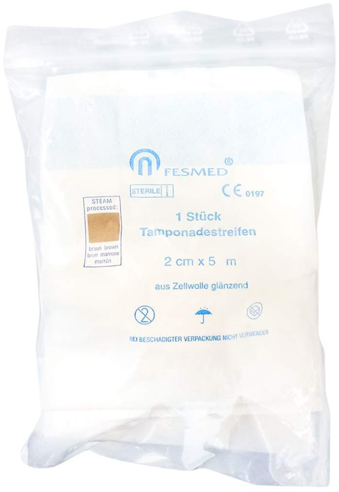 Tamponadestreifen Steril 2 Cmx5 M 5 Stück