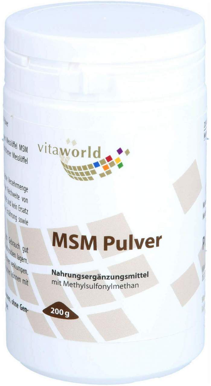 Msm 100% Rein Pulver 200 G