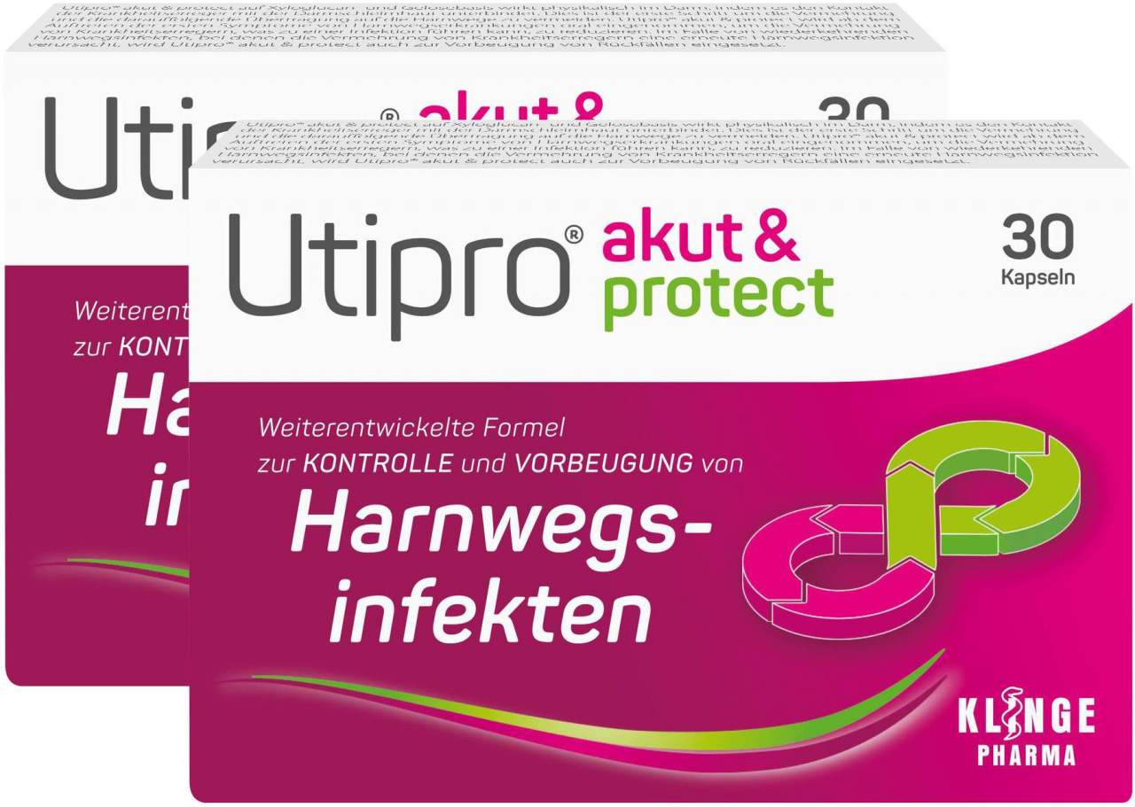 Utipro akut & protect 2 x 30 Hartkapseln