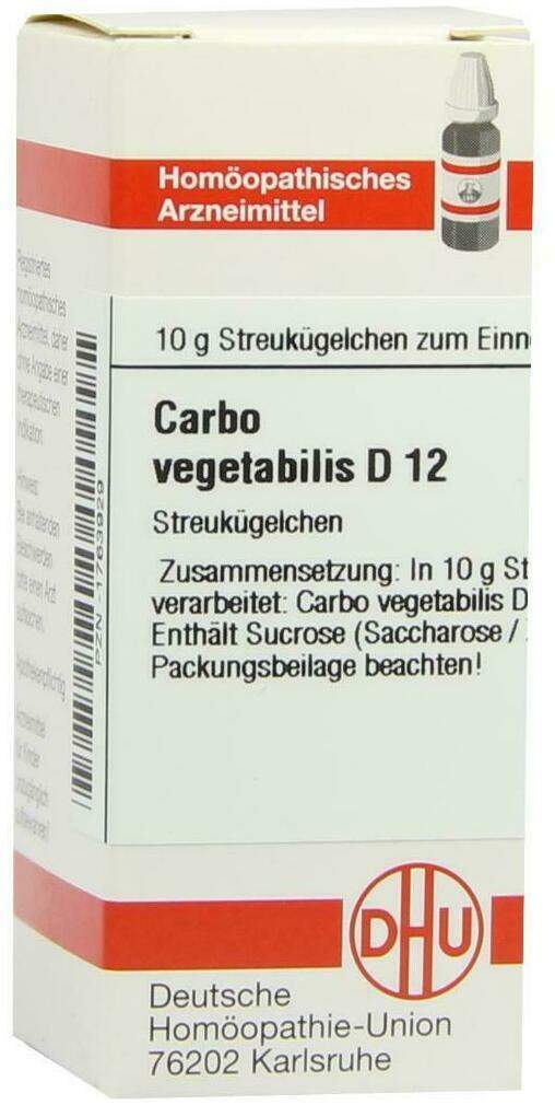 Dhu Carbo Vegetabilis D12 10 G Globuli