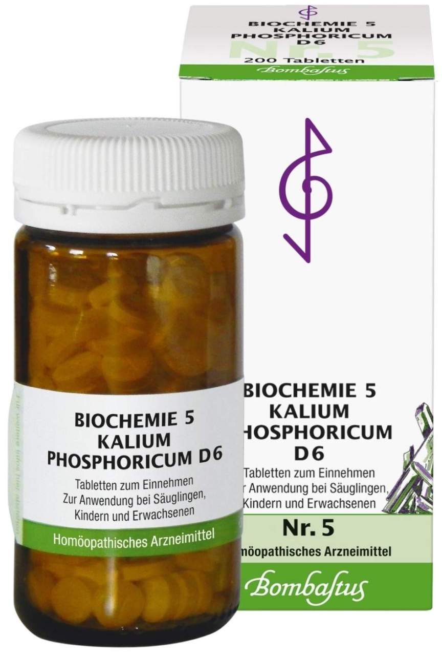 Biochemie Bombastus 5 Kalium phosphoricum D 6 200 Tabletten