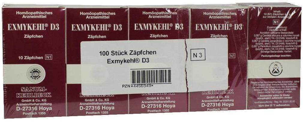 Exmykehl D3 10x10 Suppositorien