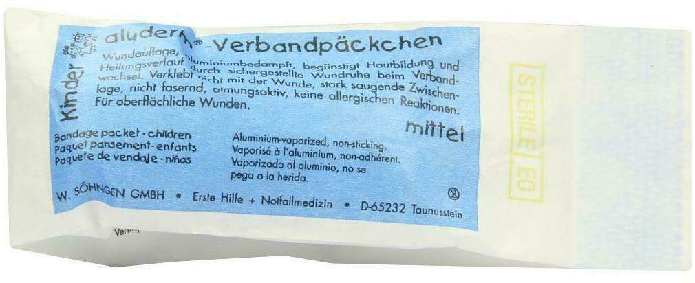 Aluderm Kinder Verbandpackung Mittel 2mx6cm