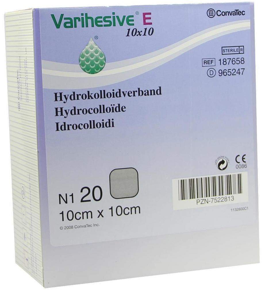 Varihesive E 10 X 10 cm Hkv Hydroaktiv 965247 20 Stück