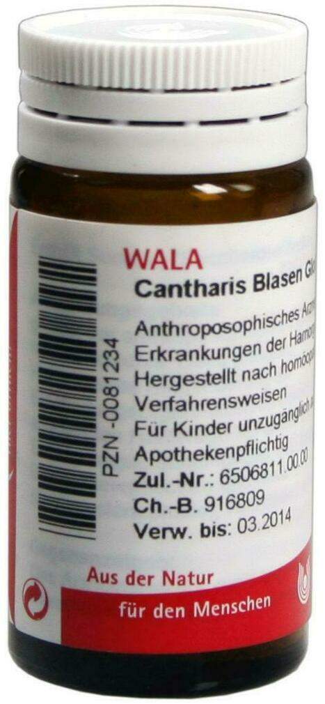 Wala Cantharis Blasen Velati 20 G Globuli