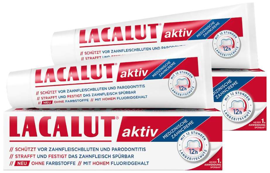 Lacalut Aktiv 2 x 100 ml Zahncreme