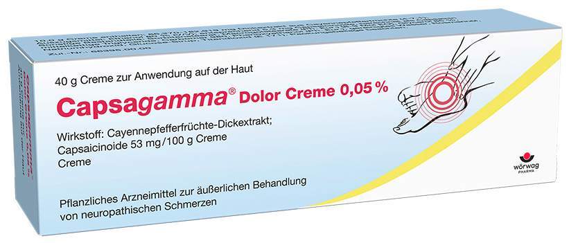 Capsagamma Dolor 40 G Creme 0,05%