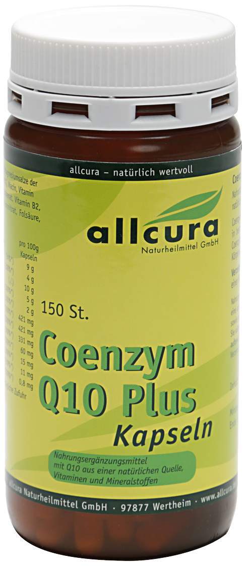 allcura Coenzym Q 10 plus Kapseln