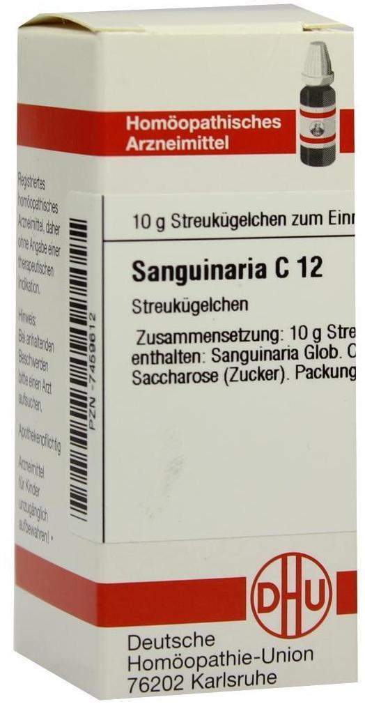 Dhu Sanguinaria C12 10 G Globuli