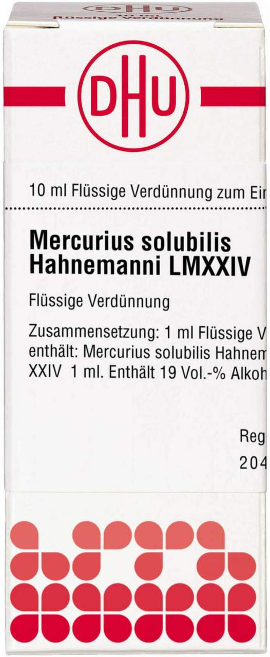 Dhu Mercurius Solubilis Hahnemanni Lmxxiv Dilution 10 ml