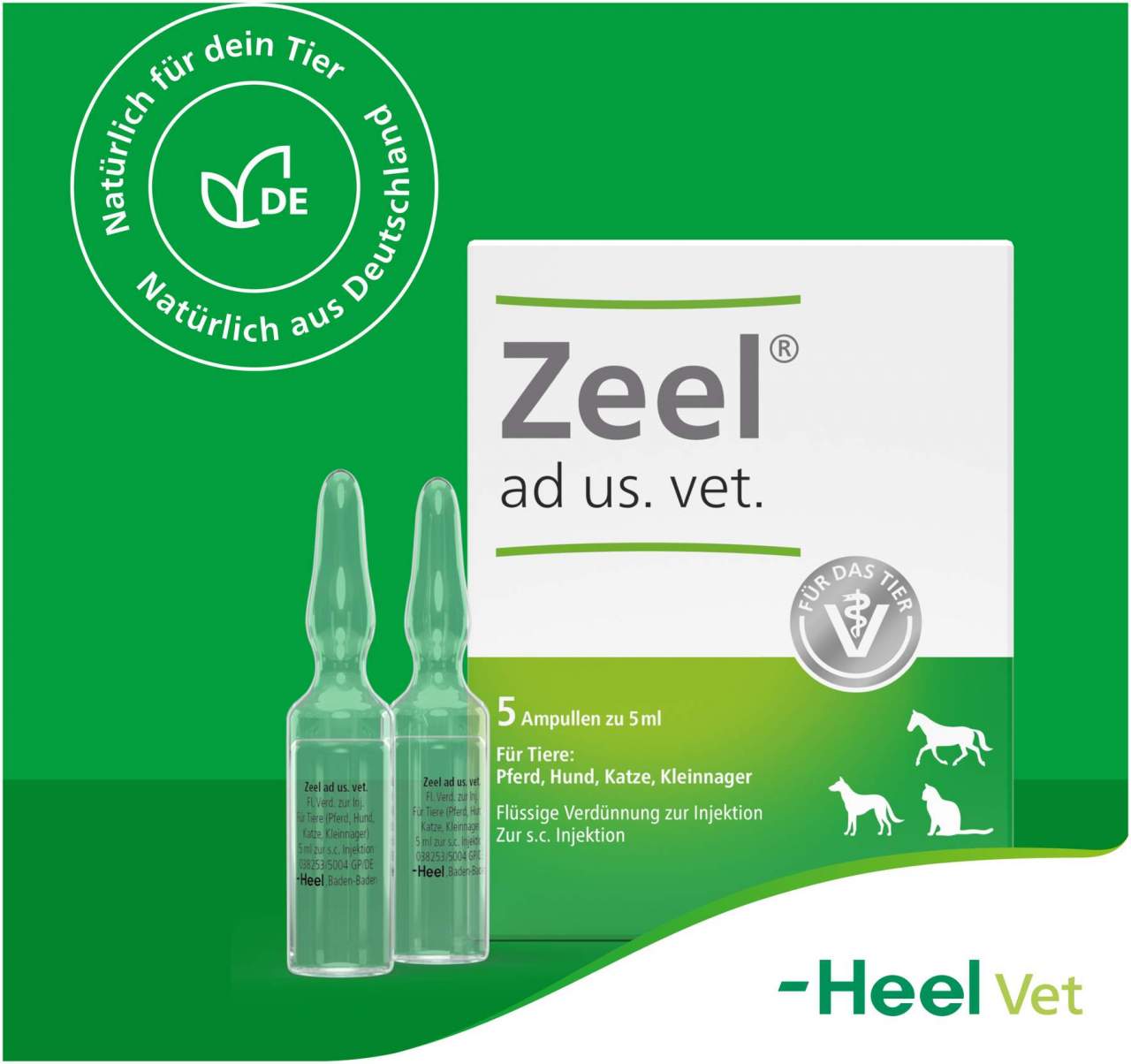 Zeel vet. 5 X 5 ml Ampullen