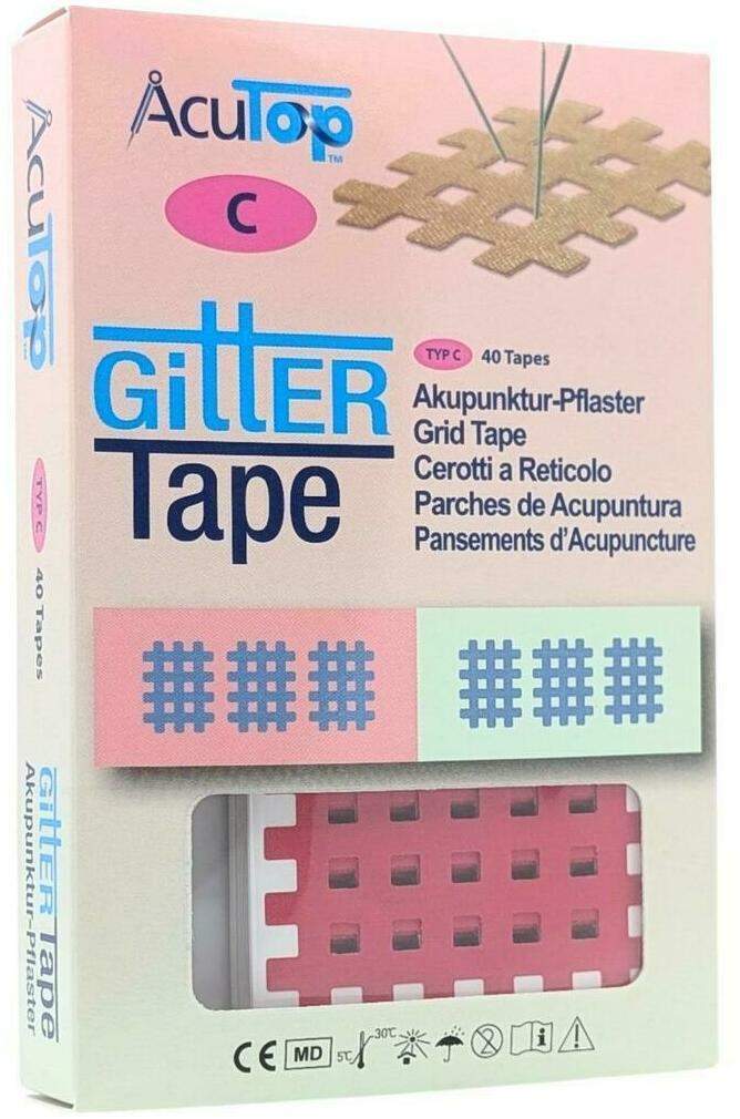 Gitter Tape Acutop Akupunkturpflaster 5x6 cm Pink