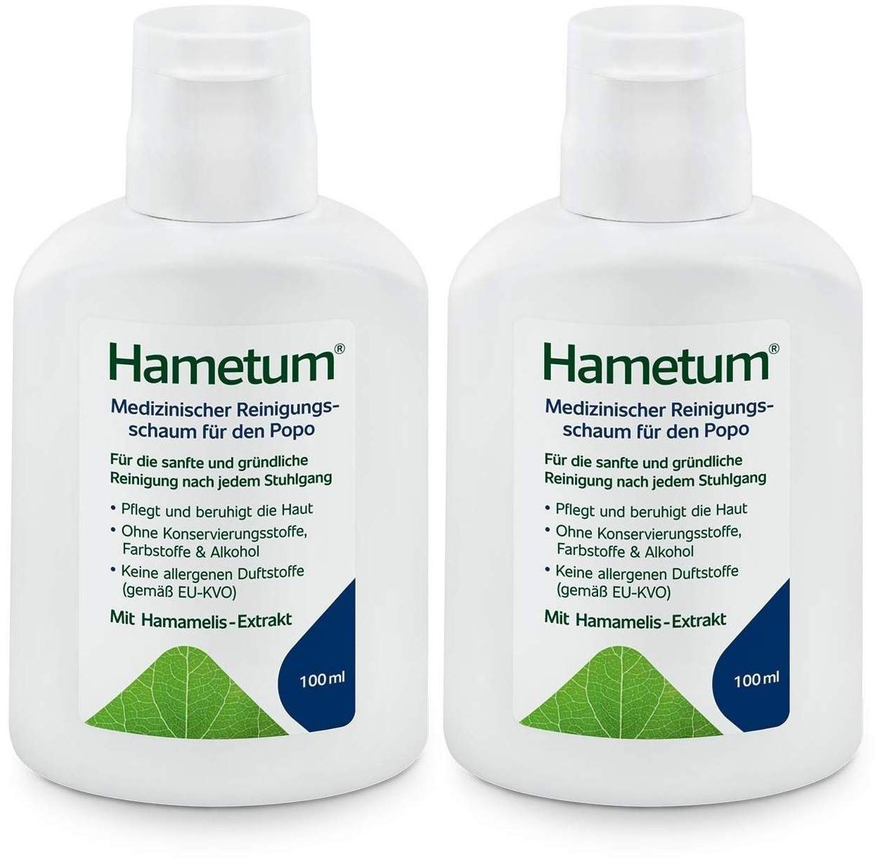 Hametum Medizinischer Reinigungsschaum 2 x 100 ml