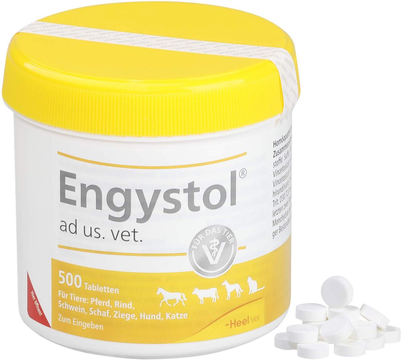 Engystol Ad Us.Vet. 500 Tabletten
