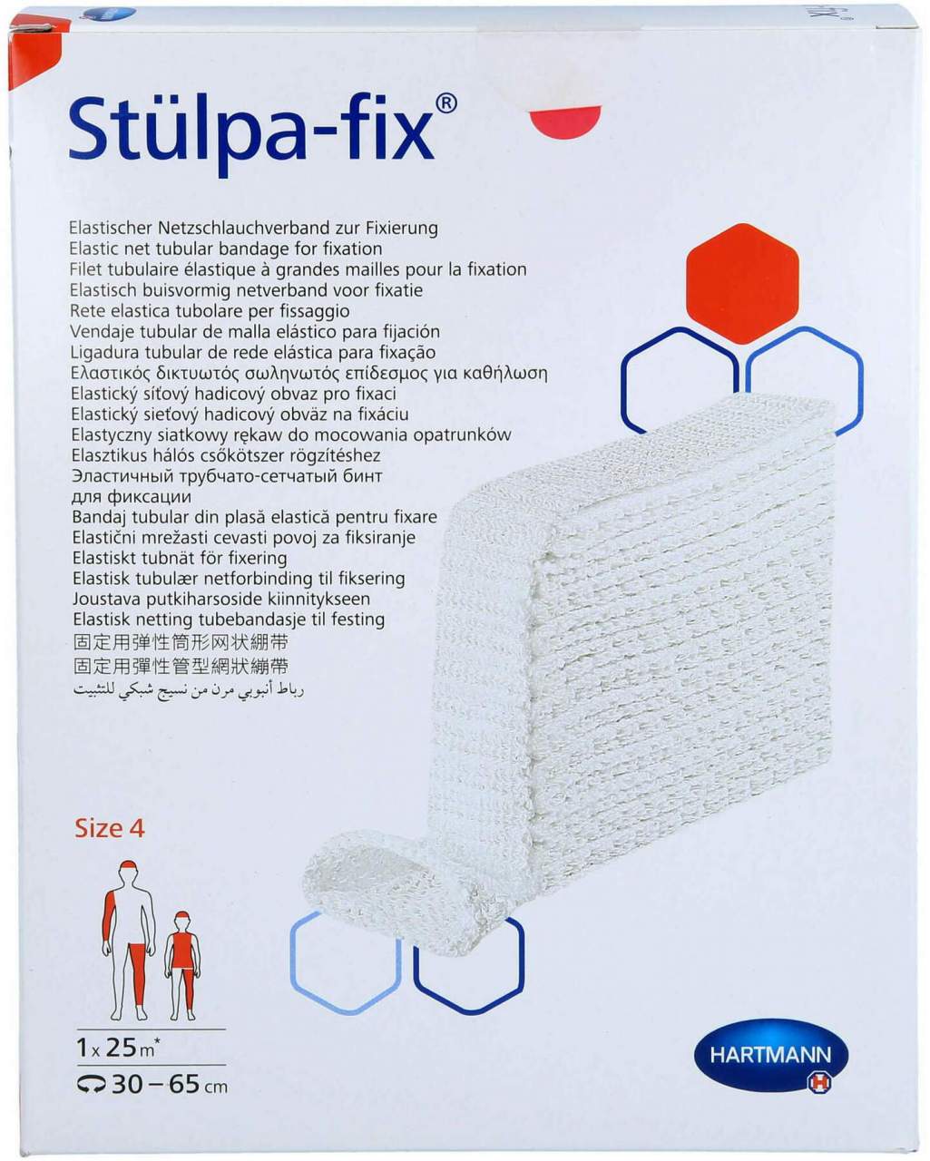 Stülpa Fix Gr.4 Bein, Fuß, Kinderrumpf 25 M Netz 1 Stück