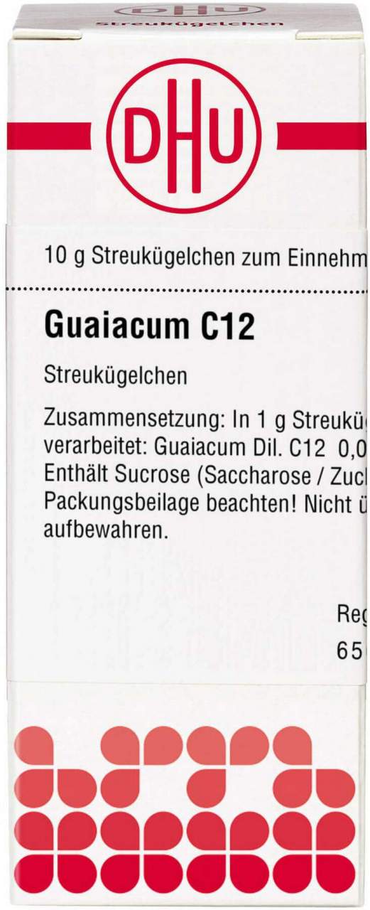 Dhu Guaiacum C12 Globuli 10 G