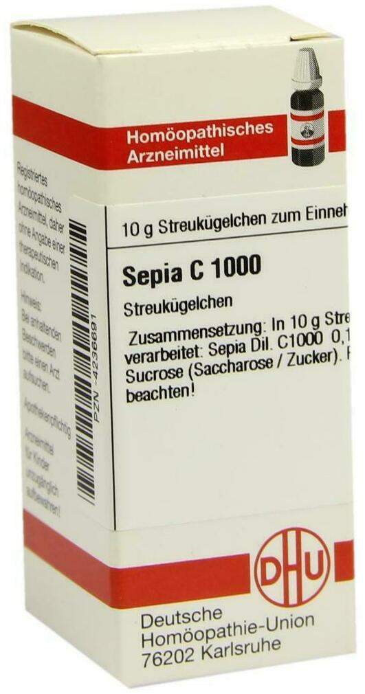 Dhu Sepia C1000 10 G Globuli