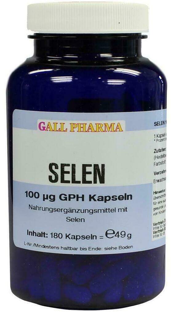 Selen 100 µg Gph Kapseln 180 Kapseln