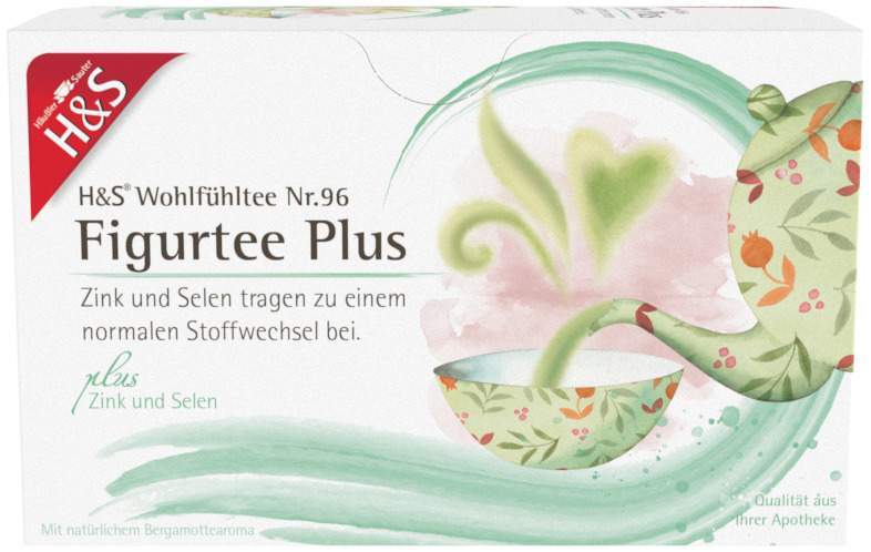 H&S Figurtee Plus Mit Zink und Selen 20 Filterbeutel