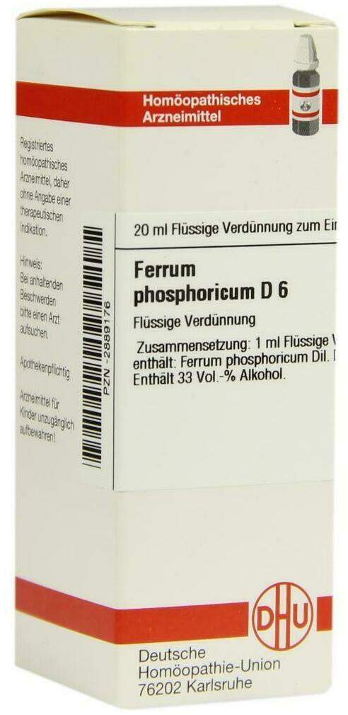 Dhu Ferrum Phosphoricum D6 20 ml Dilution