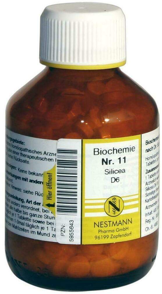 Biochemie 11 Silicea D 6 Tabletten 400 Tabletten