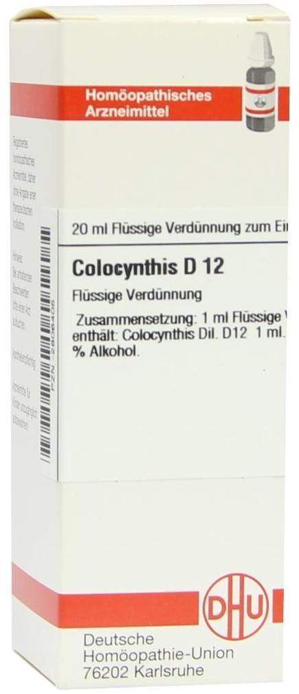 Dhu Colocynthis D12 20 ml Dilution