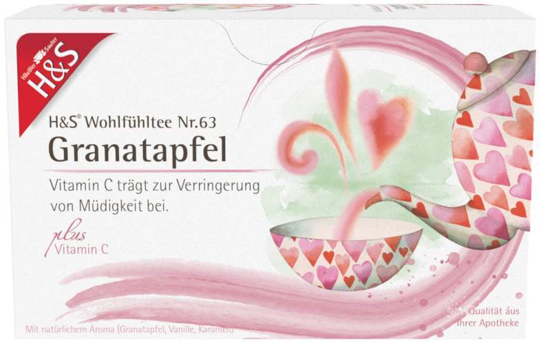 H&S Granatapfel Mit Vitamin C 20 Filterbeutel
