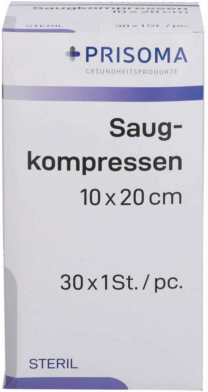 Saugkompresse Steril 10 X 20 cm 1355 30 Stk