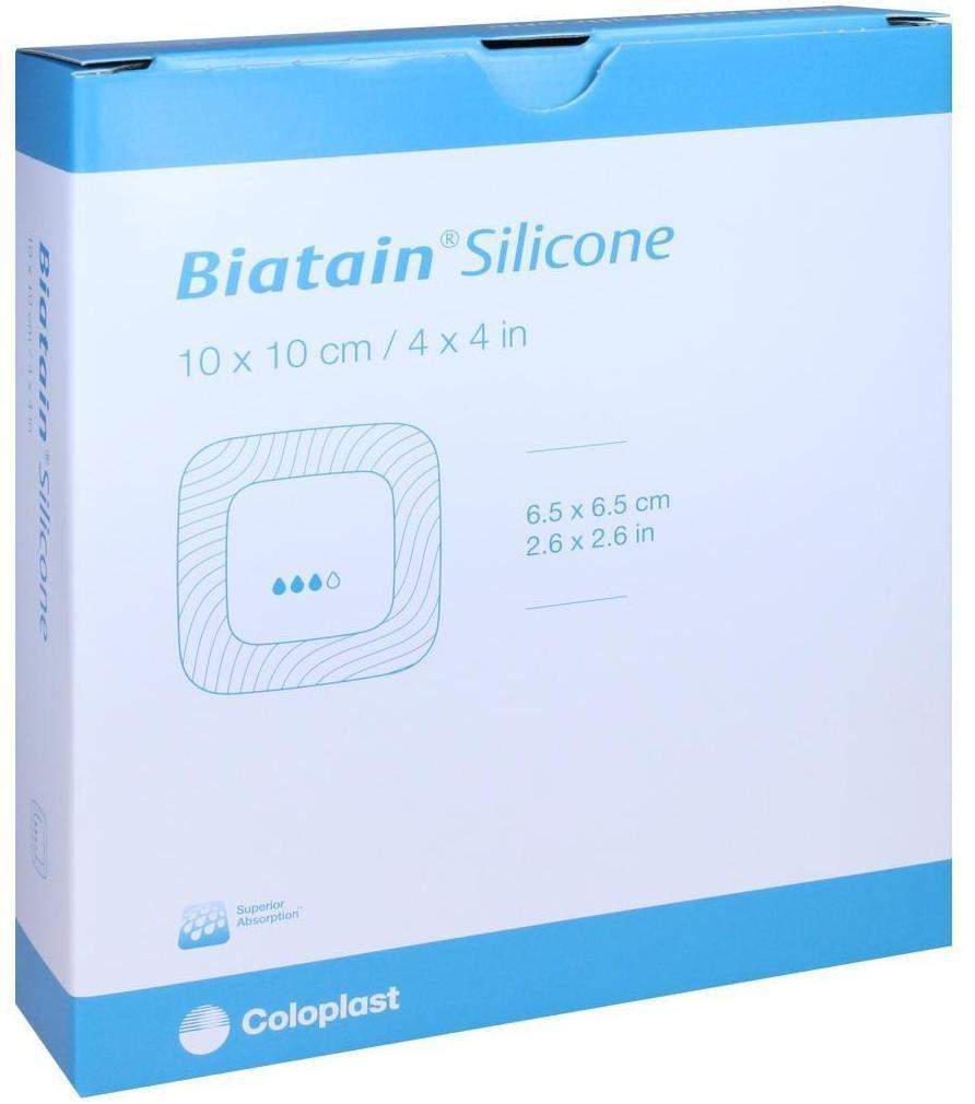 Biatain Silicone Schaumverband 10x10 cm