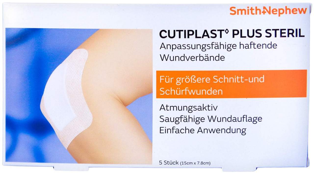 Cutiplast Plus Steril 7,8x15 cm Verband