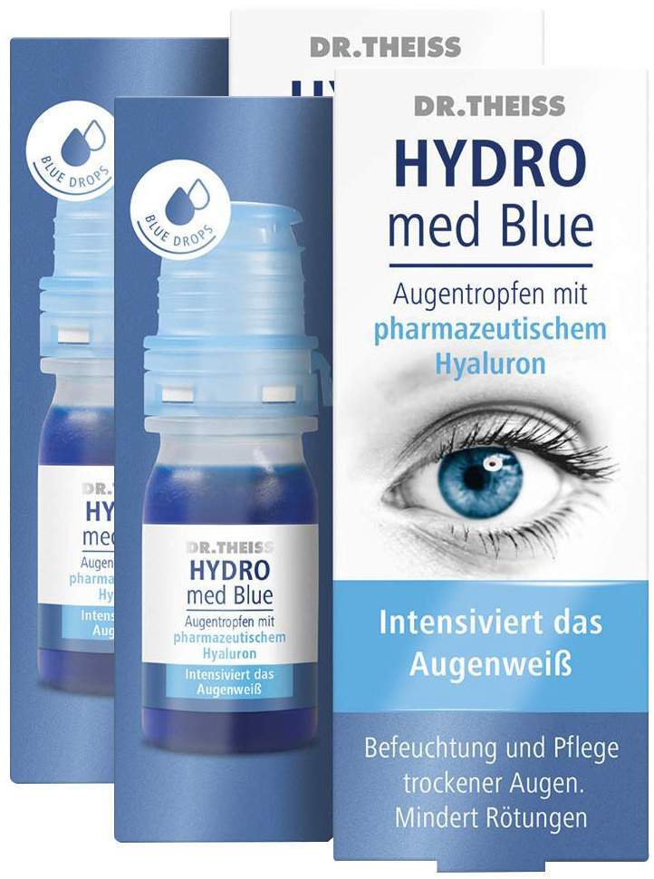 Dr.Theiss Hydro med Blue Augentropfen 2 x 10 ml