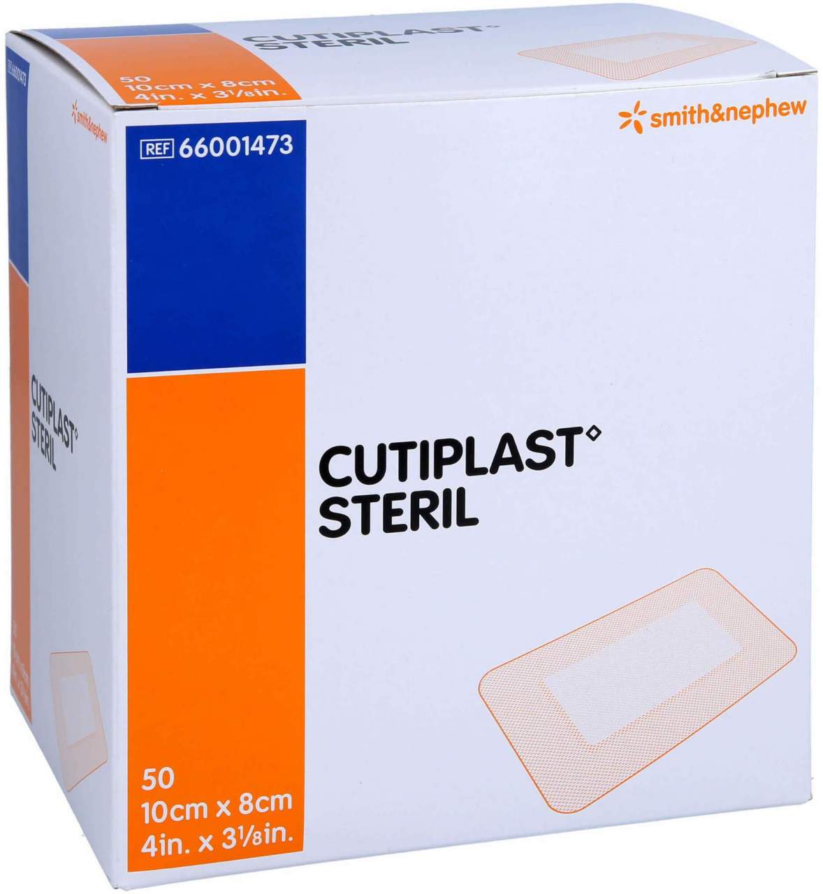 Cutiplast Steril Wundverband 8 X 10 cm 50 Stück