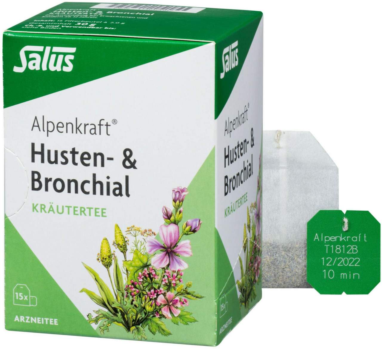 Alpenkraft Husten- & Bronchial Kräutertee Salus 15 Beutel