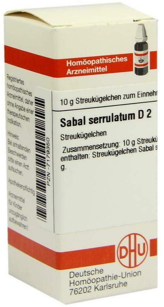 Dhu Sabal Serrulatum D2 Globuli