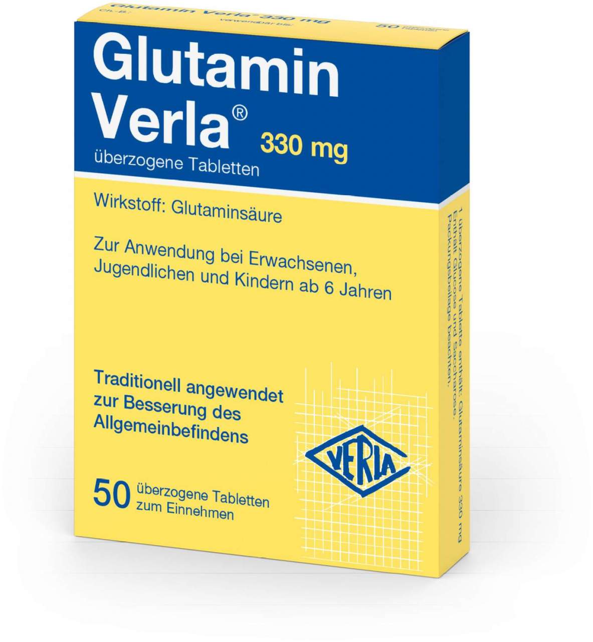 Glutamin Verla Dragees 50 Überzogene Tabletten