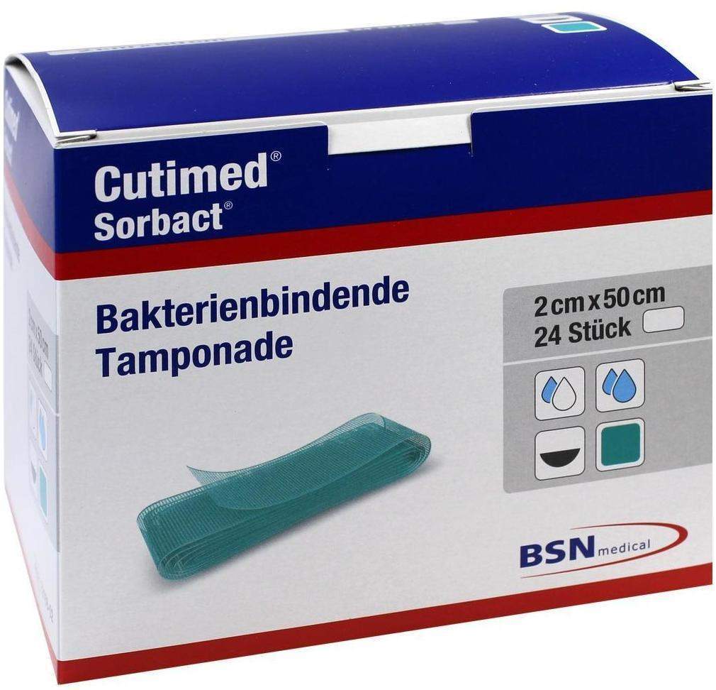 Cutimed Sorbact Tamponaden 2x50 cm