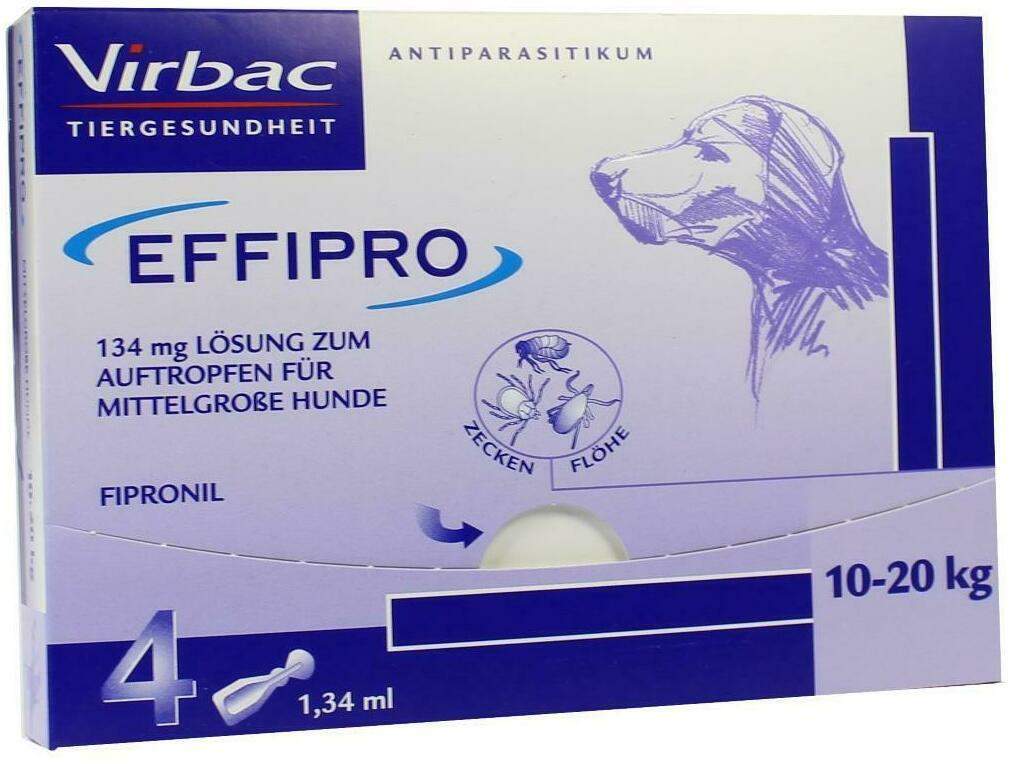 Effipro 134 mg Pipettlösung zum Auftropfen Für Mittelgroße...