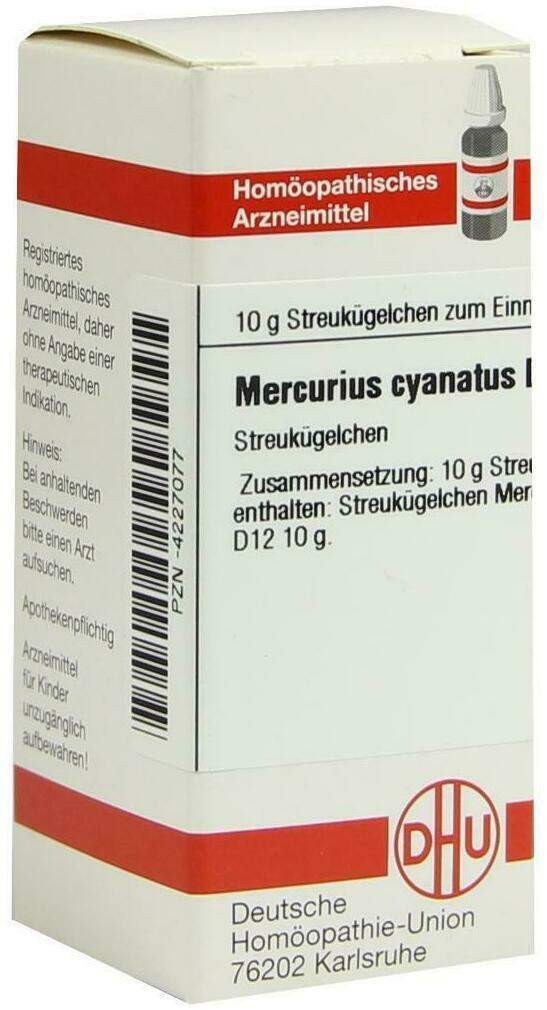 Dhu Mercurius Cyanatus D12 Globuli