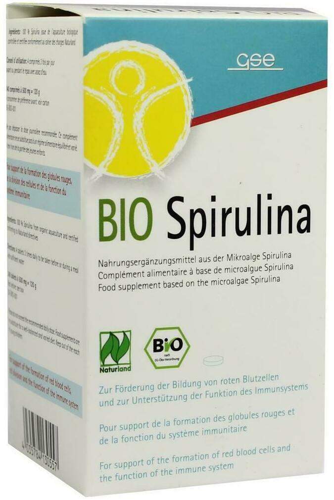 Spirulina 500 mg Bio Naturland Tabletten 240 Tabletten